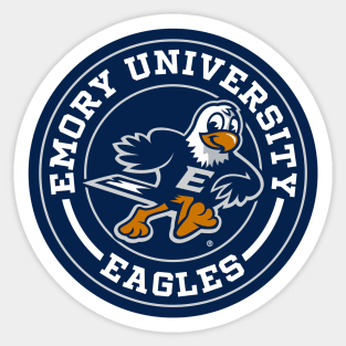 Emory University Eagles Circle Sticker